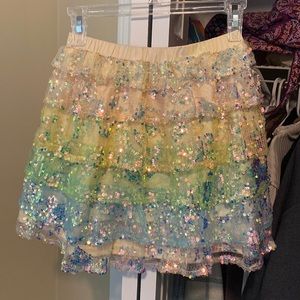 Red Dress boutique sparkly skirt